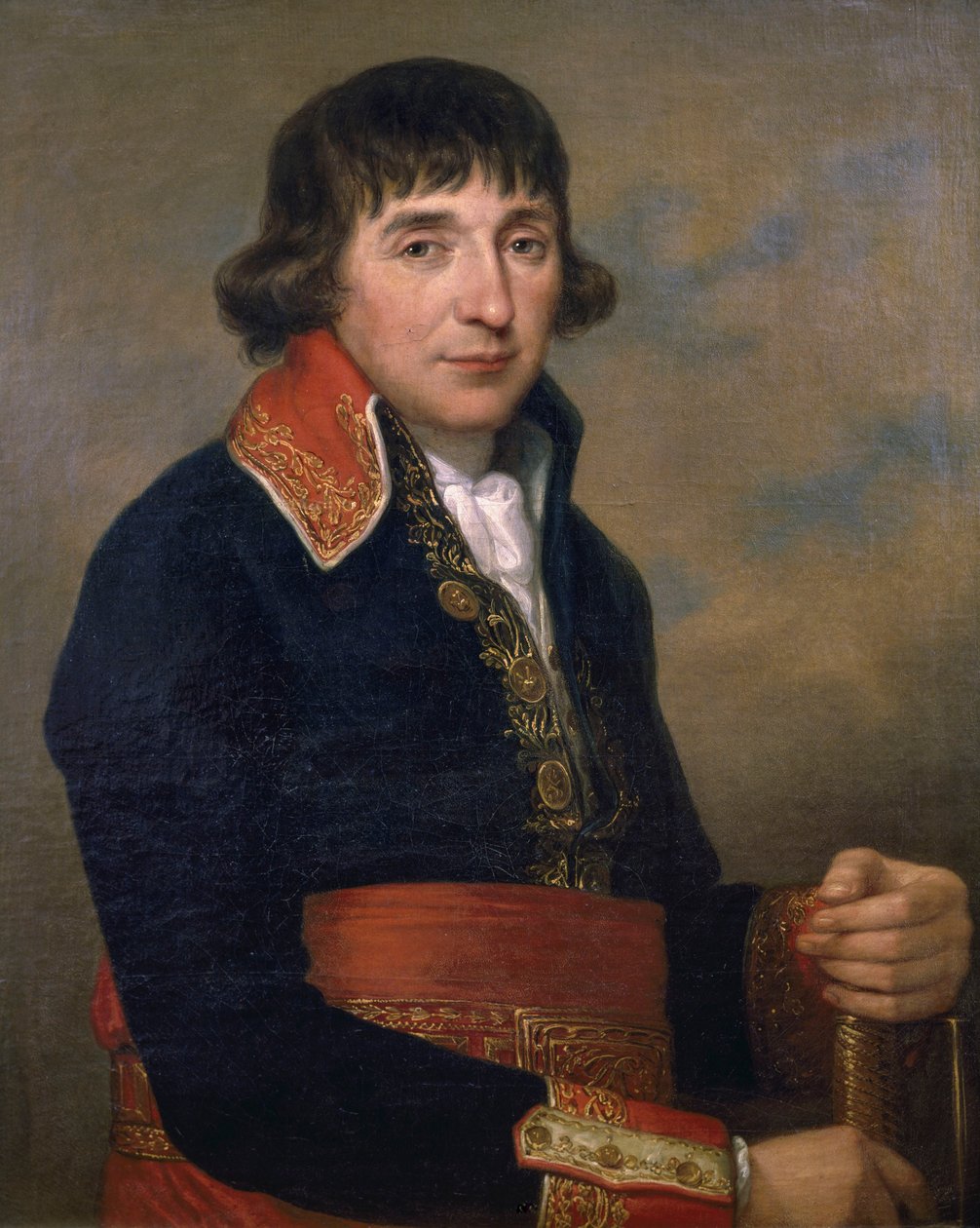 Augustin de Lespinasse (1737-1816) francia tábornok portréja alkotó: Angelica Kauffman