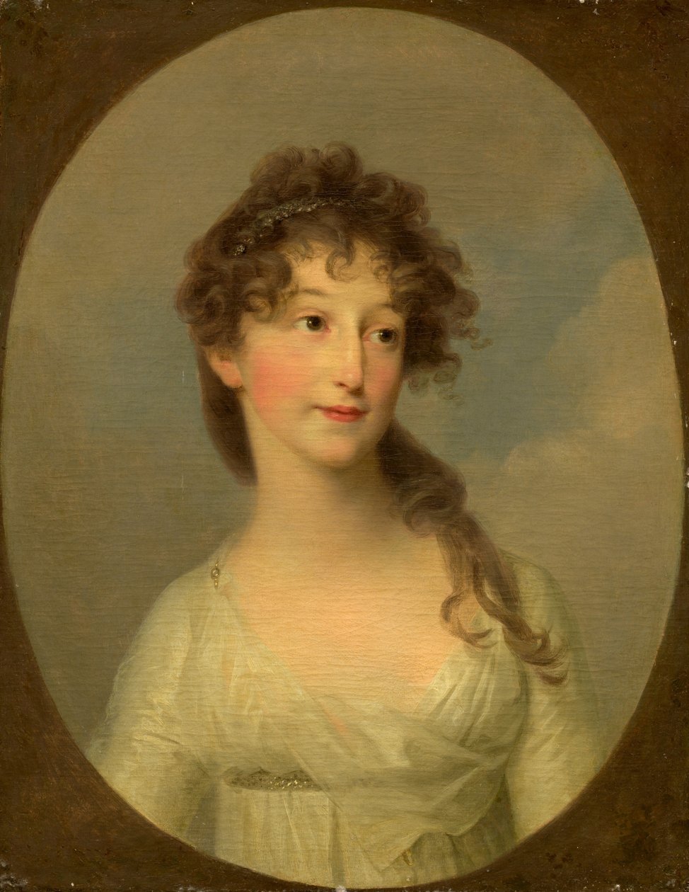 Esetleg Krasinska Franciska, Kurland hercegné, c. 1790. alkotó: Angelica Kauffman