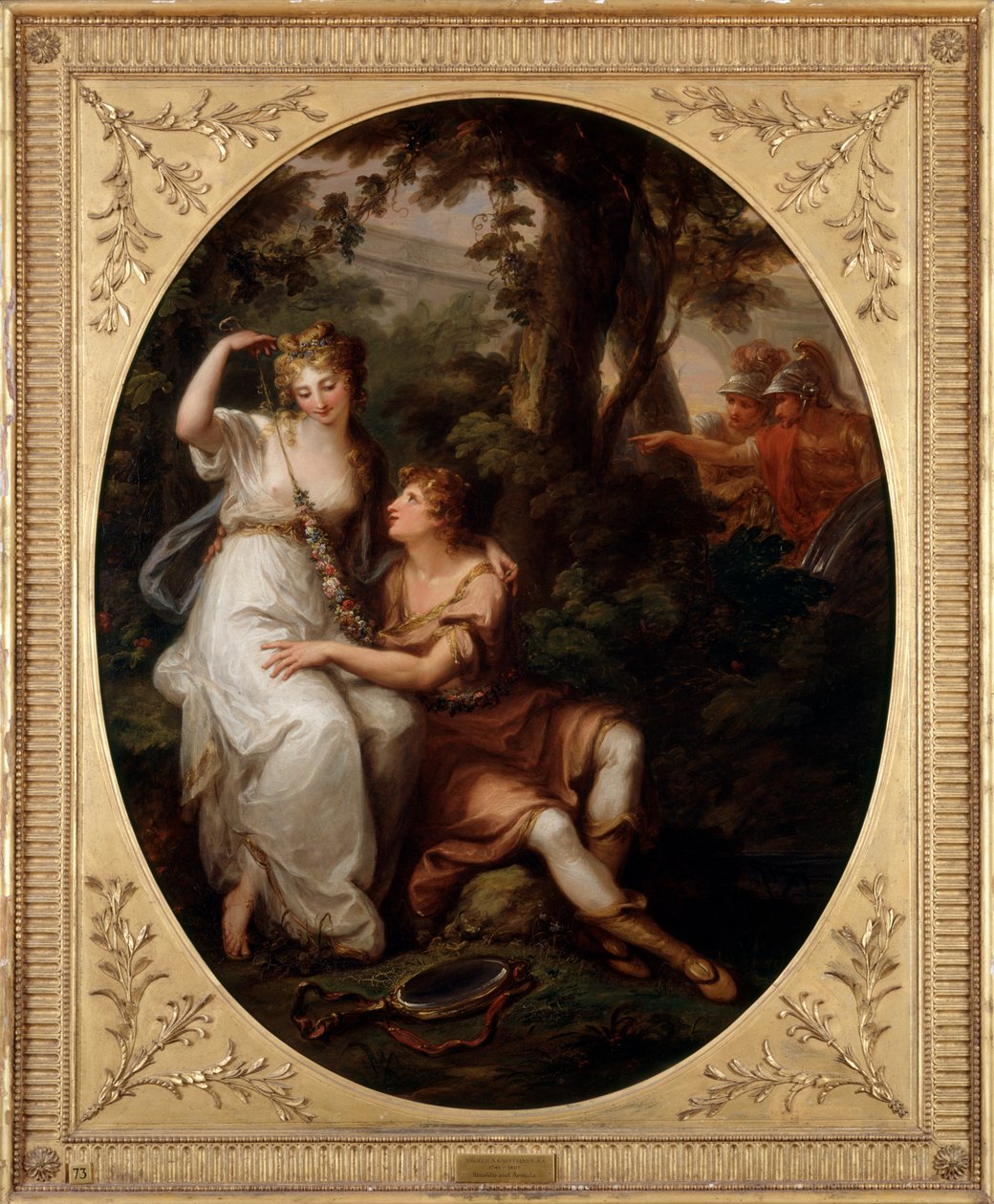 Rinaldo és Armida (olaj, vászon) alkotó: Angelica Kauffman