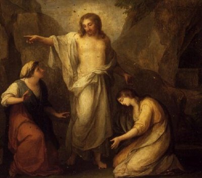 Krisztus megjelenése Mártának és Mária Magdalénának alkotó: Angelica Kauffmann
