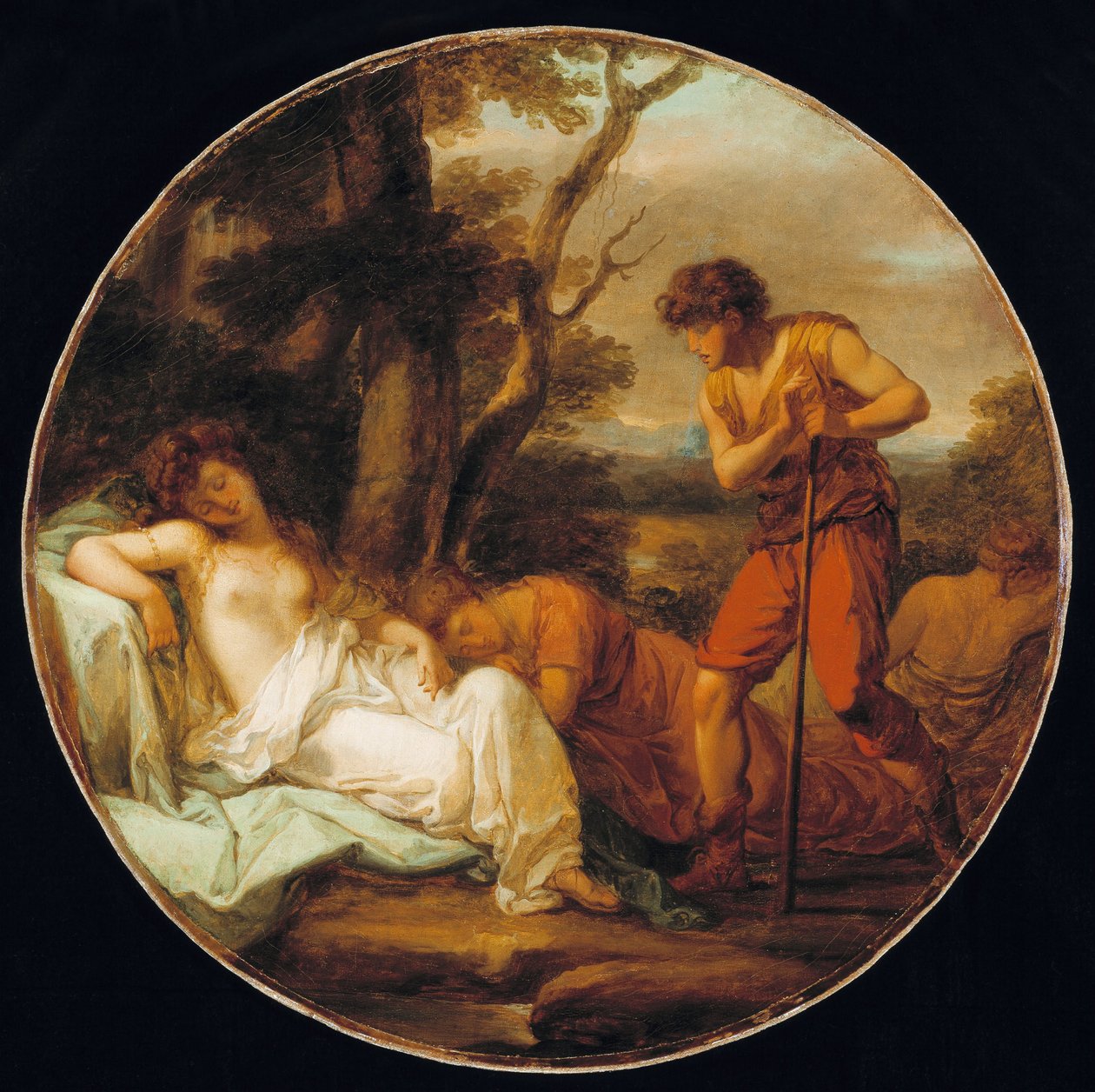 Cymon és Iphigenia, c. 1780 alkotó: Angelica Kauffmann