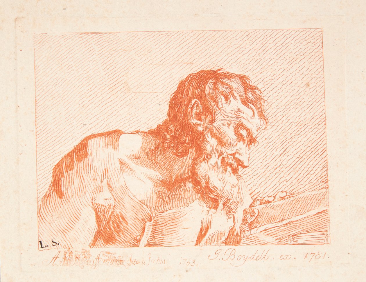 Der lesende alte Mann alkotó: Angelica Kauffmann