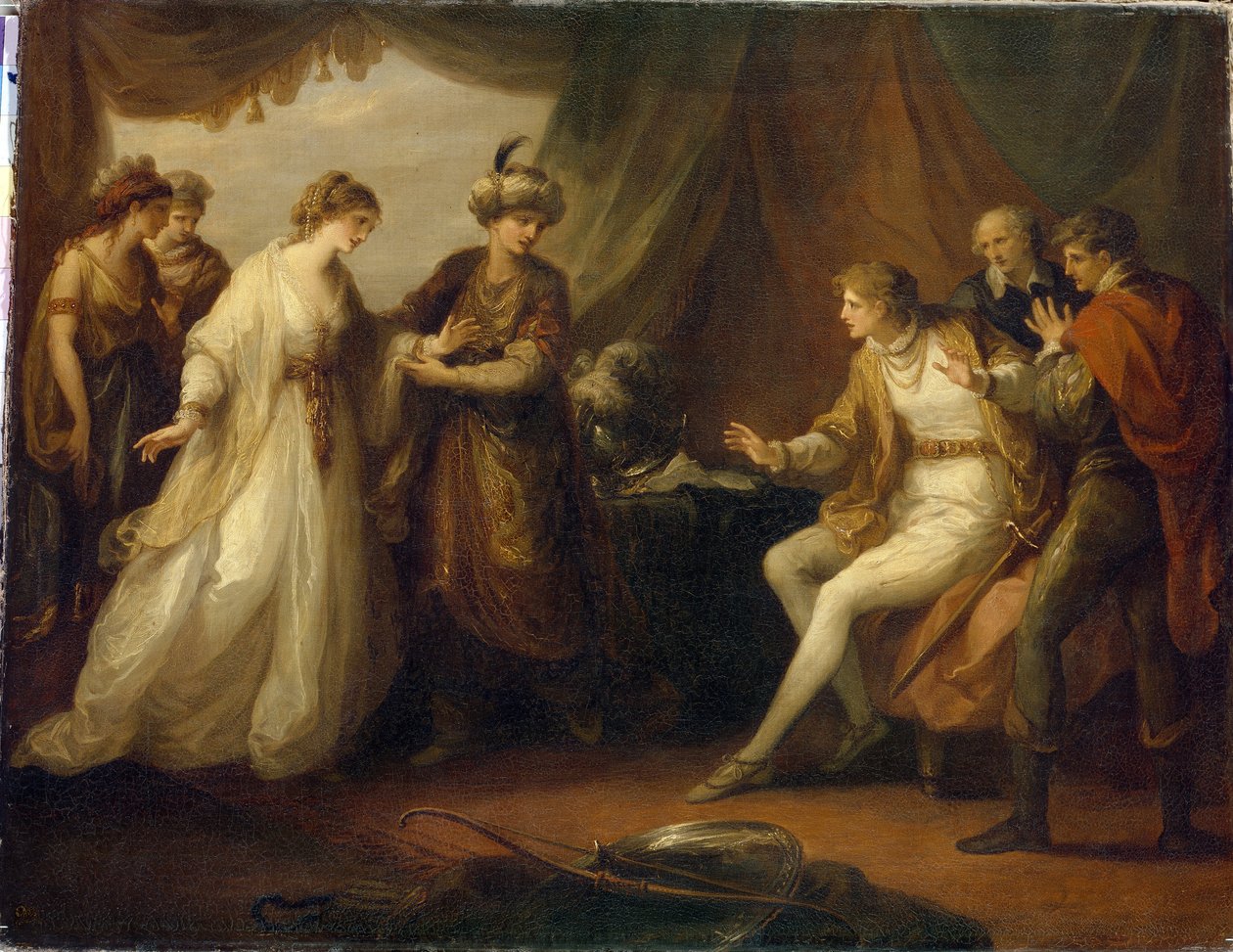 Eleanor feltámad (vagy Kasztíliai Alienor alkotó: Angelica Kauffmann