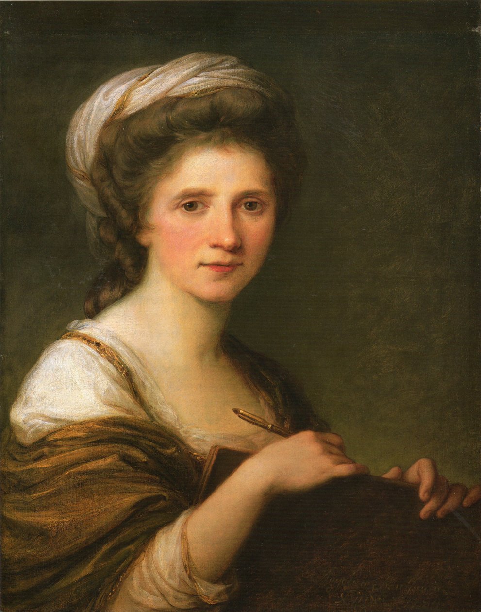 Német: Selbstbildnis Önarckép alkotó: Angelica Kauffmann