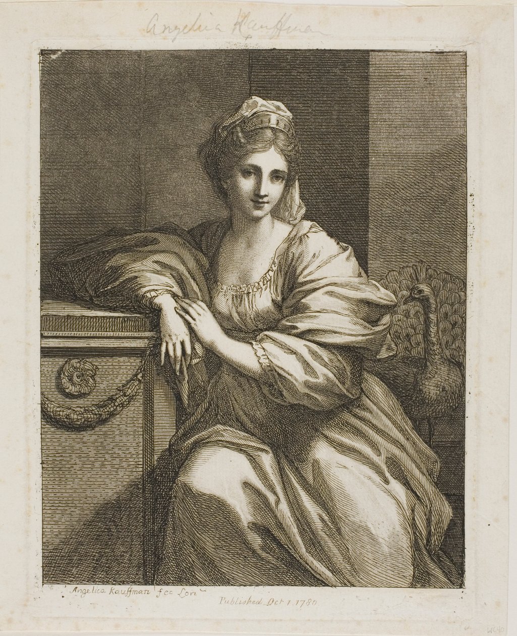 Juno és a páva alkotó: Angelica Kauffmann