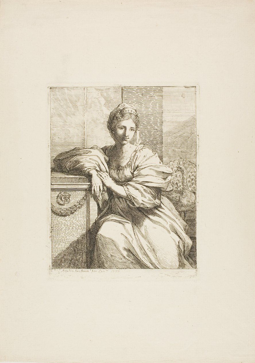 Juno és a páva alkotó: Angelica Kauffmann