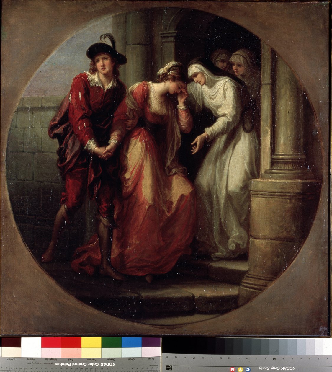 "" Abelard (Pierre Abailard mester (vagy Pierre Abailard) elválasztása alkotó: Angelica Kauffmann