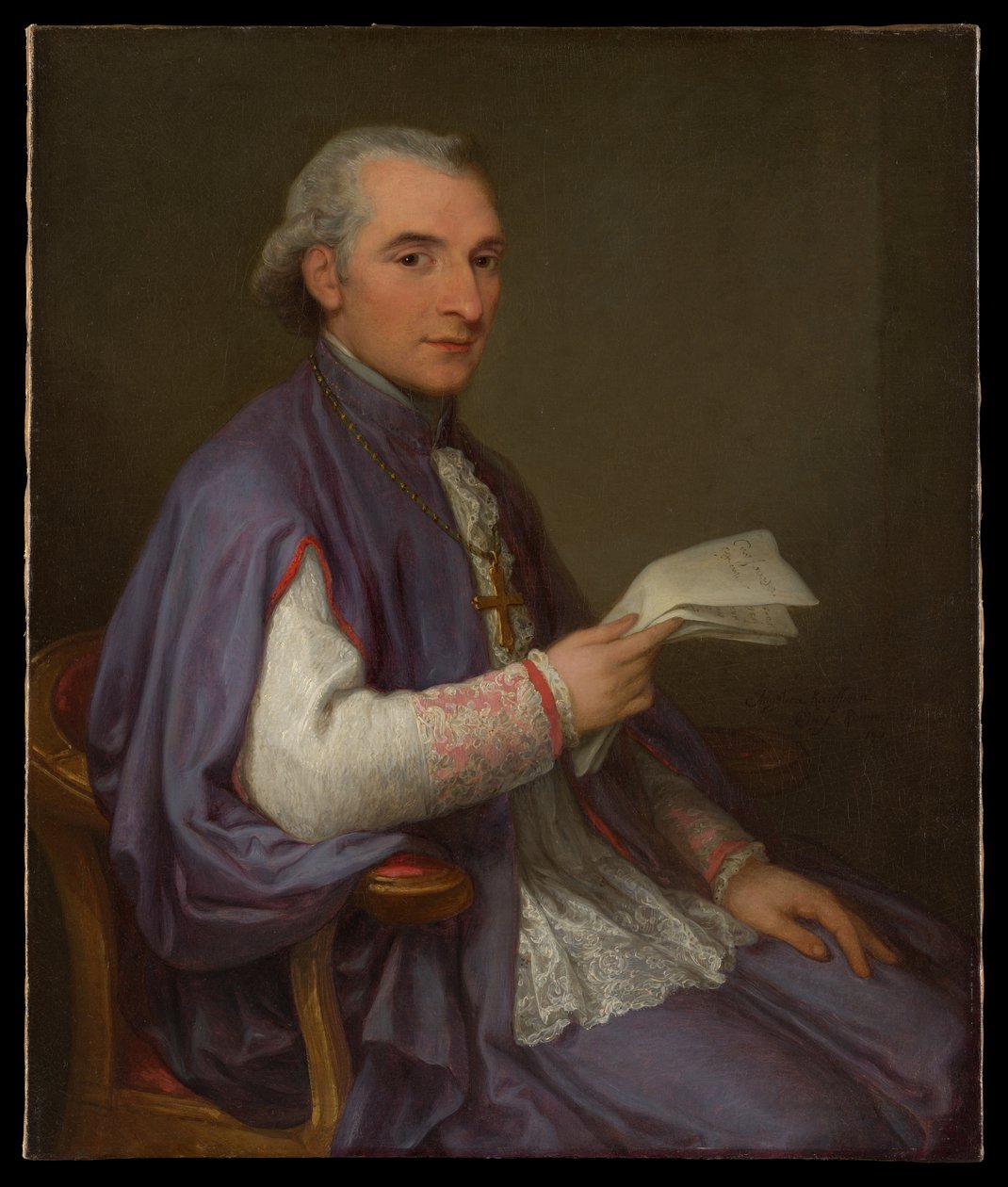 Giuseppe Spina püspök (1756–1828) alkotó: Angelica Kauffmann