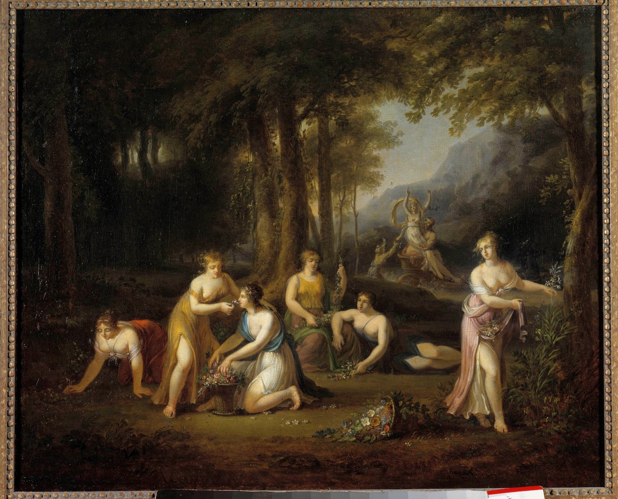 Angelica Kauffman (1740-1807) Plútó eltávolítása Proserpine festménye 18. század. Dim 0,40 x 0,56 m Túrák a Szépművészeti Múzeumban alkotó: Angelica Kauffmann