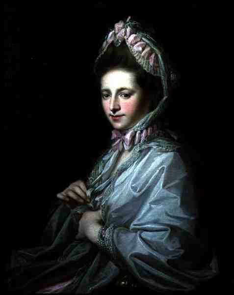 Anne Miller portréja (olaj, vászon) alkotó: Angelica Kauffmann
