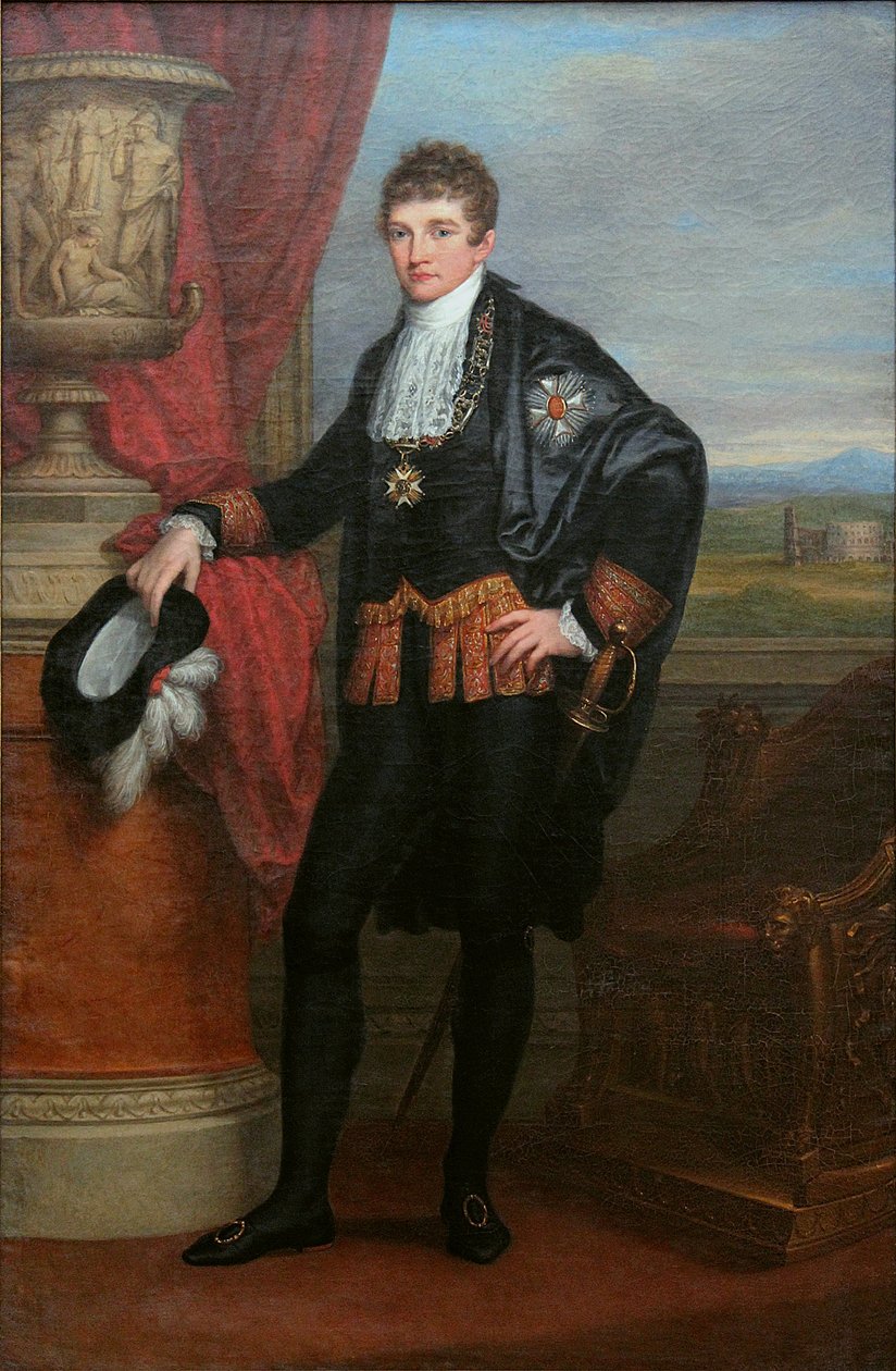 I. Ludwig bajor trónörökös portréja (1786-1868) alkotó: Angelica Kauffmann