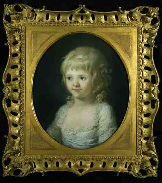 Francis Lust kisasszony portréja (olaj, vászon) alkotó: Angelica Kauffmann