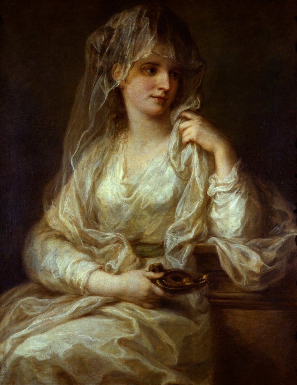 Egy hölgy portréja, mint Vesta Szűz alkotó: Angelica Kauffmann