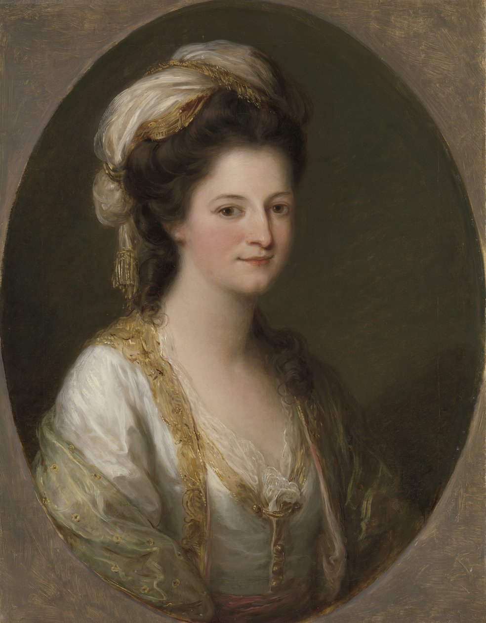 Női portré, 1770 körül (olaj, vászon) alkotó: Angelica Kauffmann