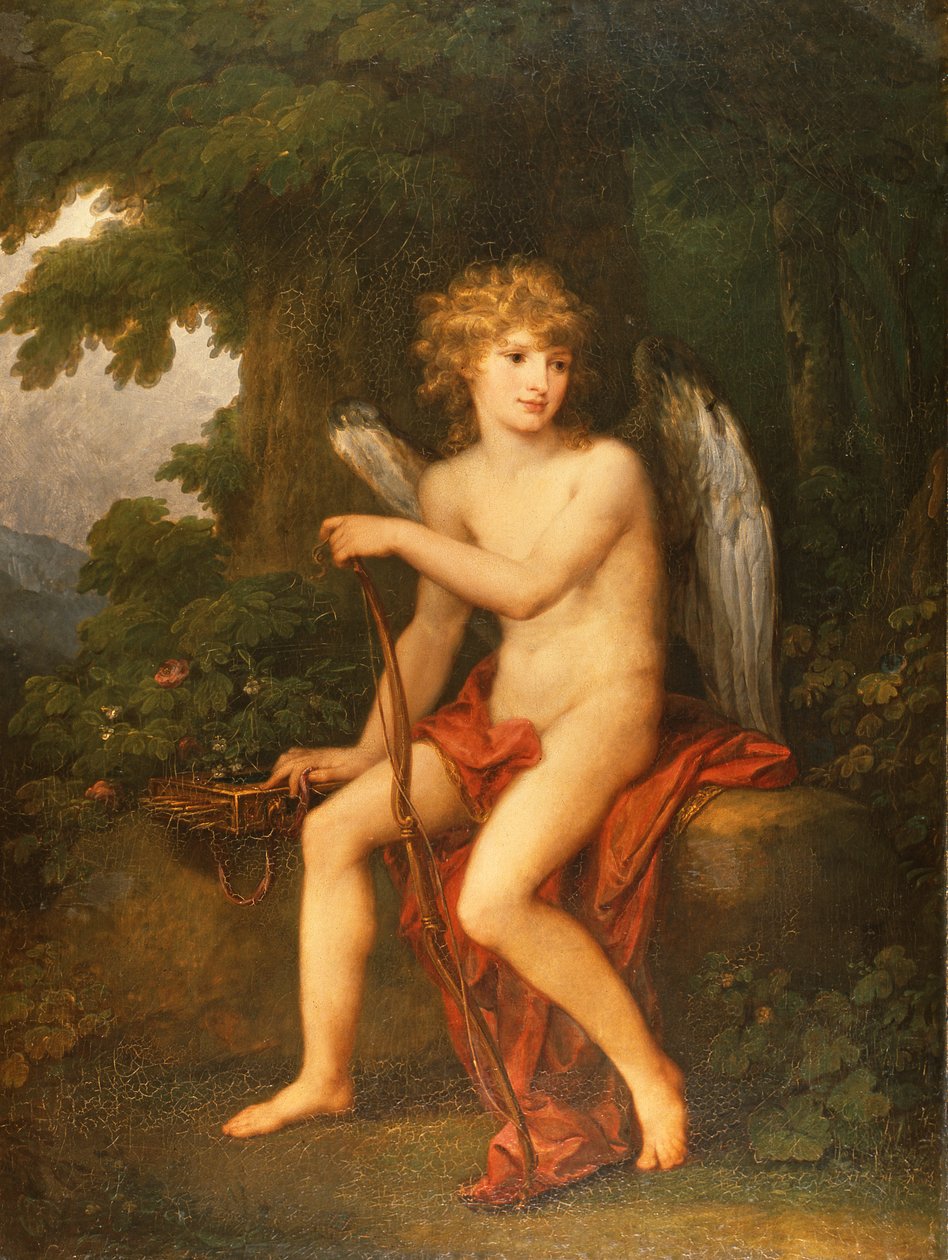 Henryk Lubomirski herceg portréja Ámorként, 1786 alkotó: Angelica Kauffmann