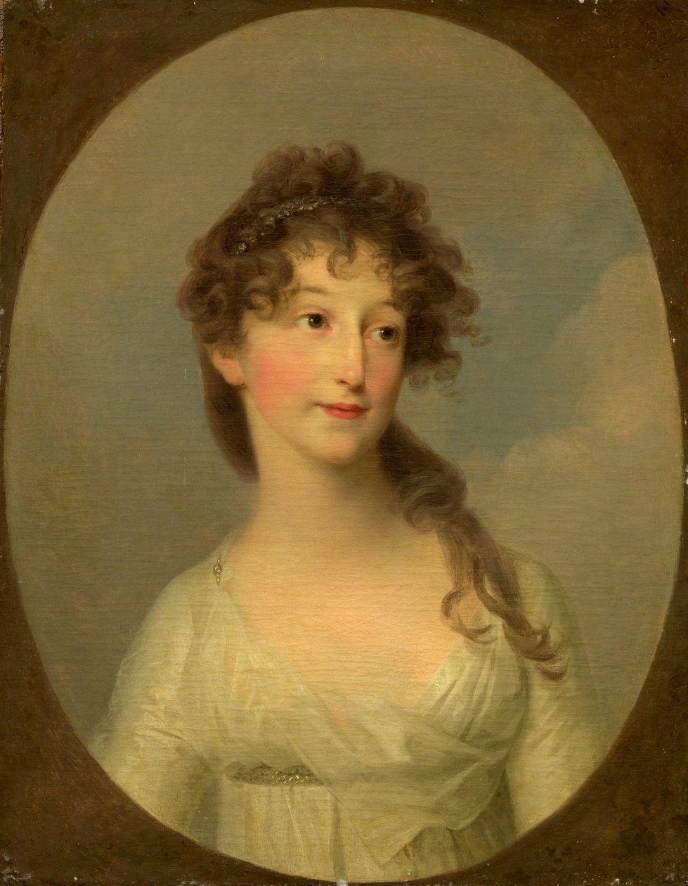 Esetleg Krasinska Franciska, Kurland hercegnője alkotó: Angelica Kauffmann