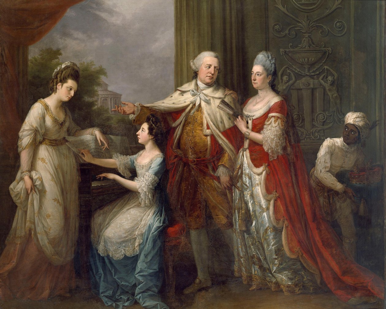 Az Ely család alkotó: Angelica Kauffmann