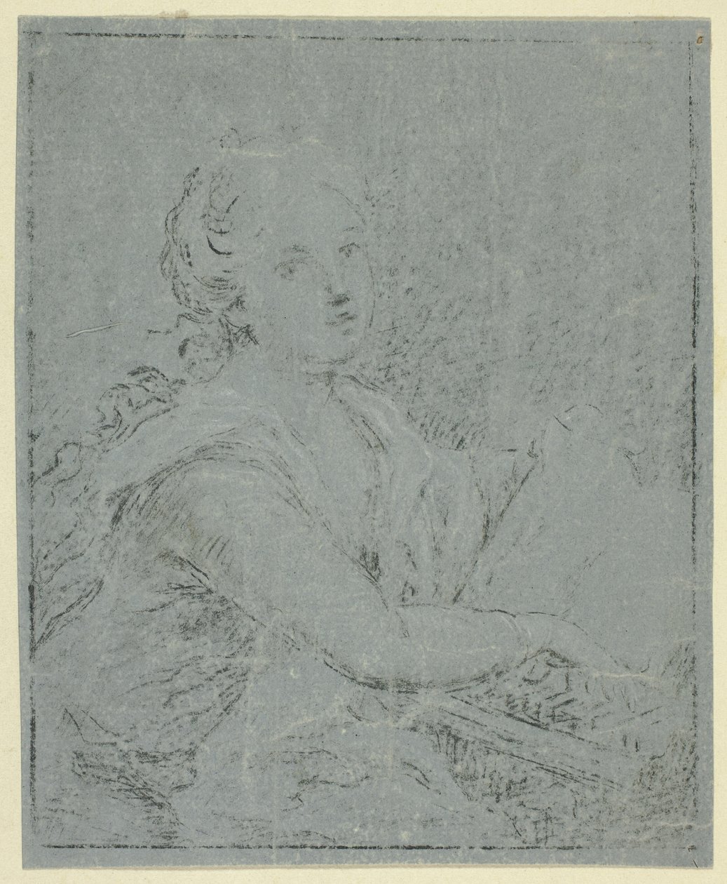 Nő a Spinetnél alkotó: Angelica Kauffmann