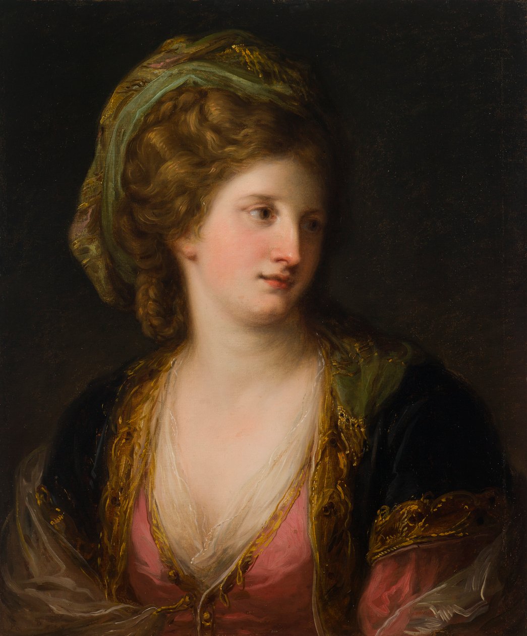 Nő török ruhában alkotó: Angelica Kauffmann
