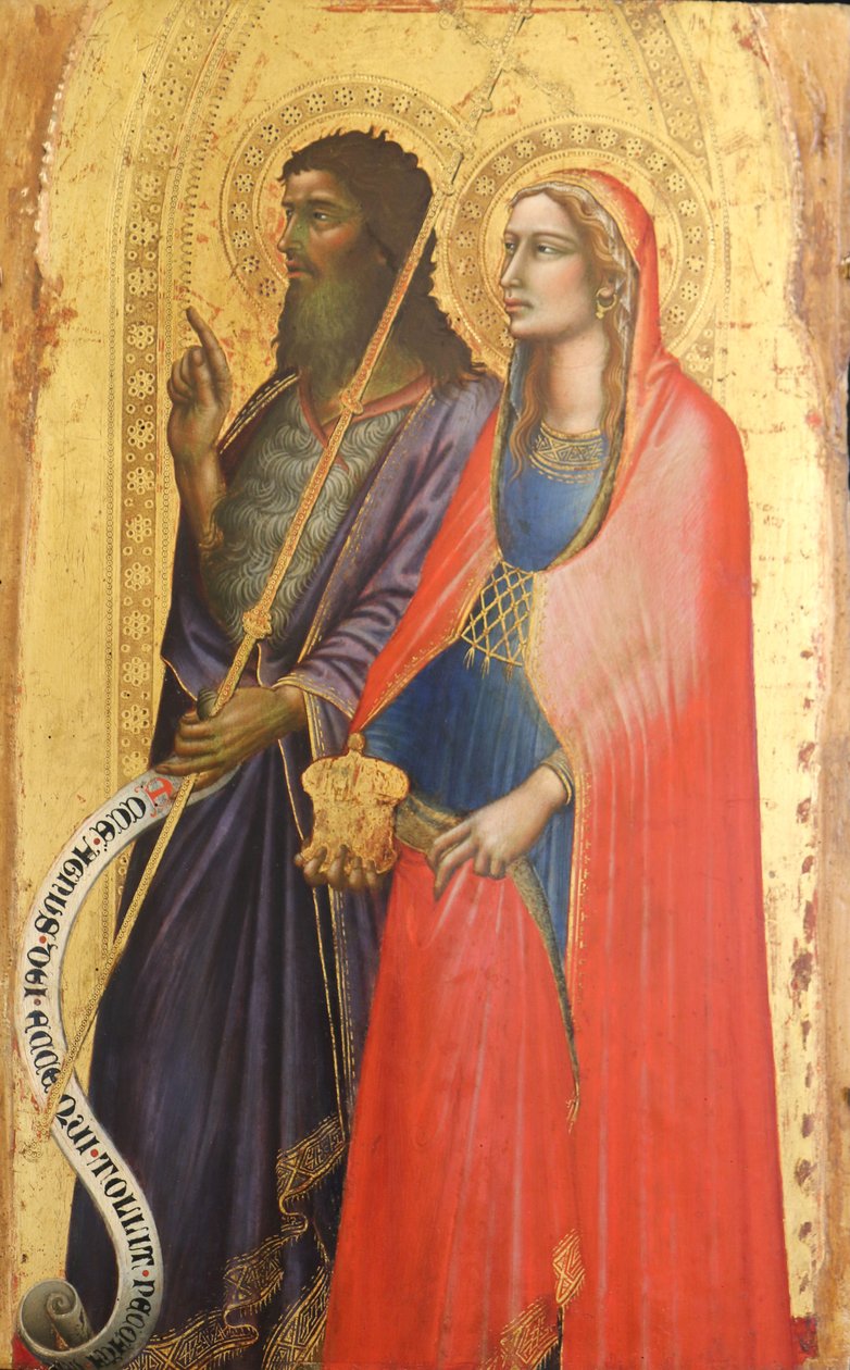 Keresztelő Szent János és Szent Magdolna alkotó: Angelo di Puccinelli