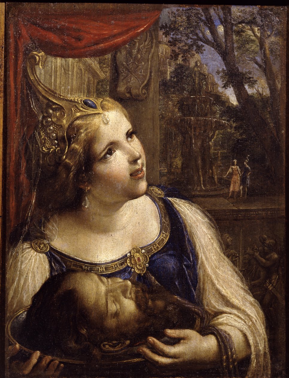 Salome Keresztelő Szent János fejével alkotó: Angelo Caroselli