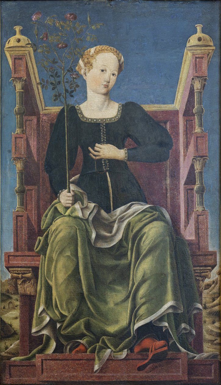 A Muse Erato, 1455 körül. alkotó: Angelo Maccagnino