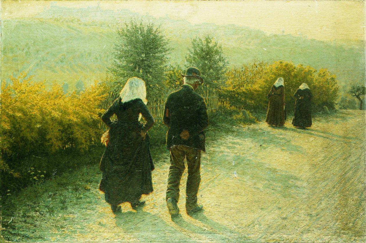 Vasárnap, 1890 alkotó: Angelo Morbelli