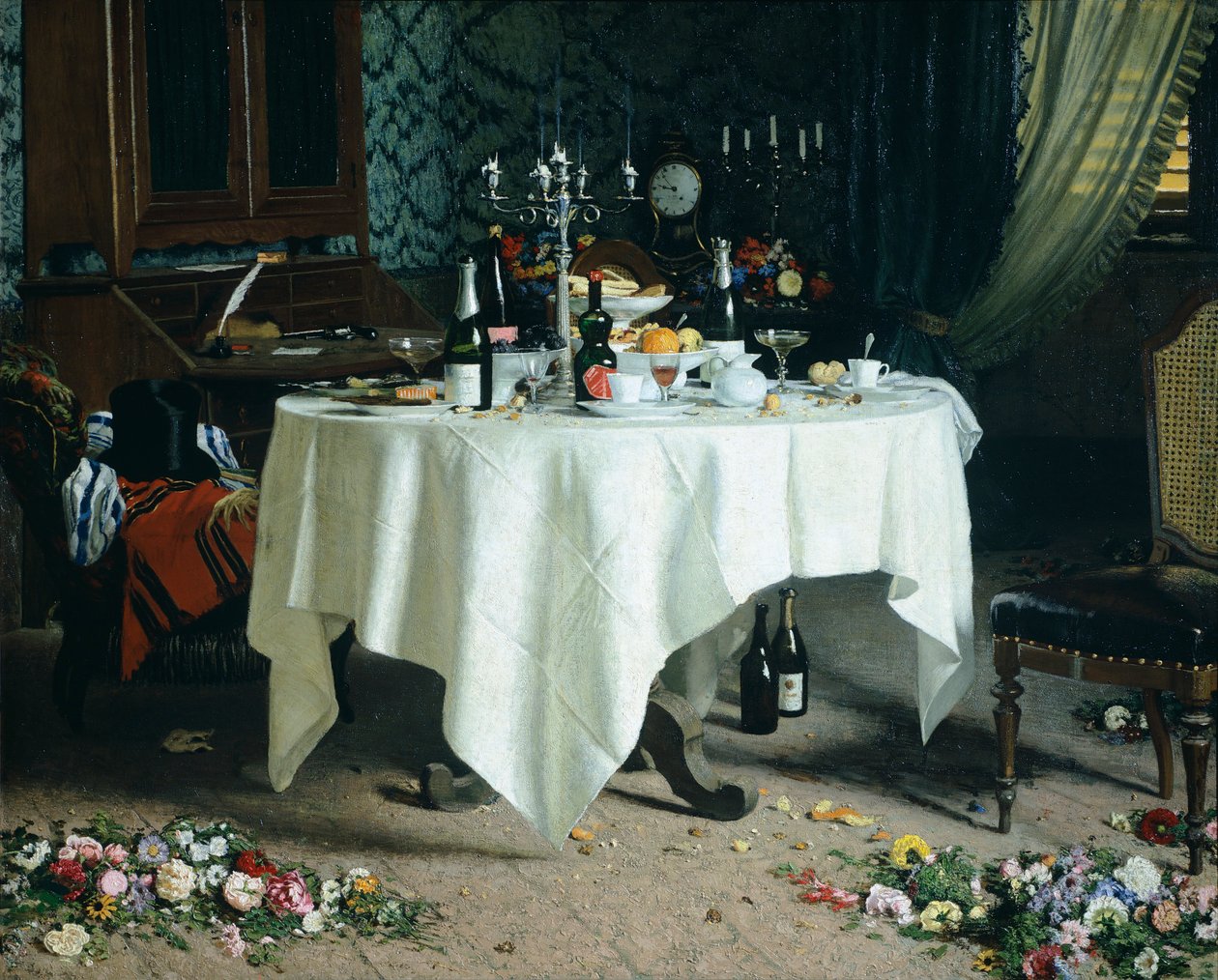 Bal oldali fulladás alkotó: Angelo Morbelli