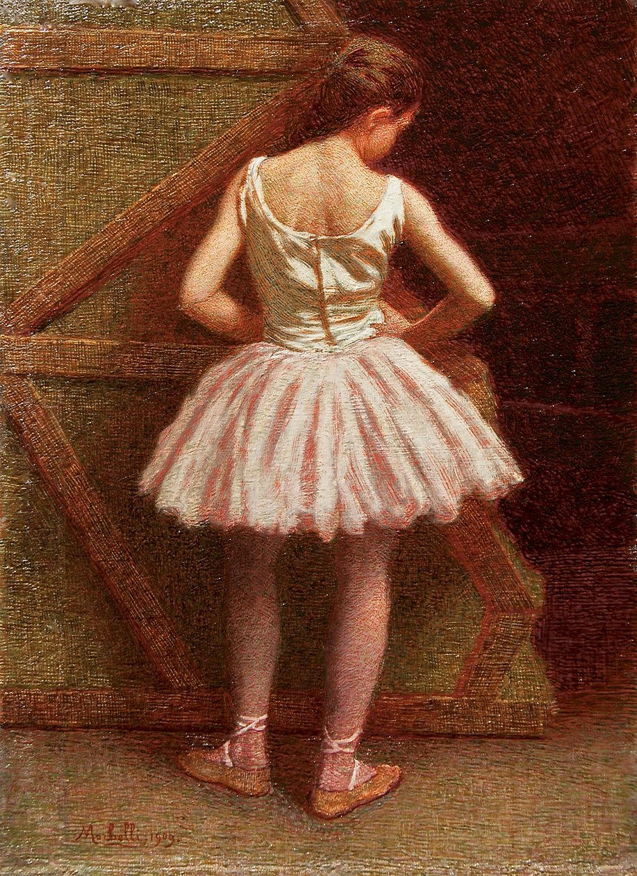 Táncos a Teatro alla Scalában, 1909. alkotó: Angelo Morbelli