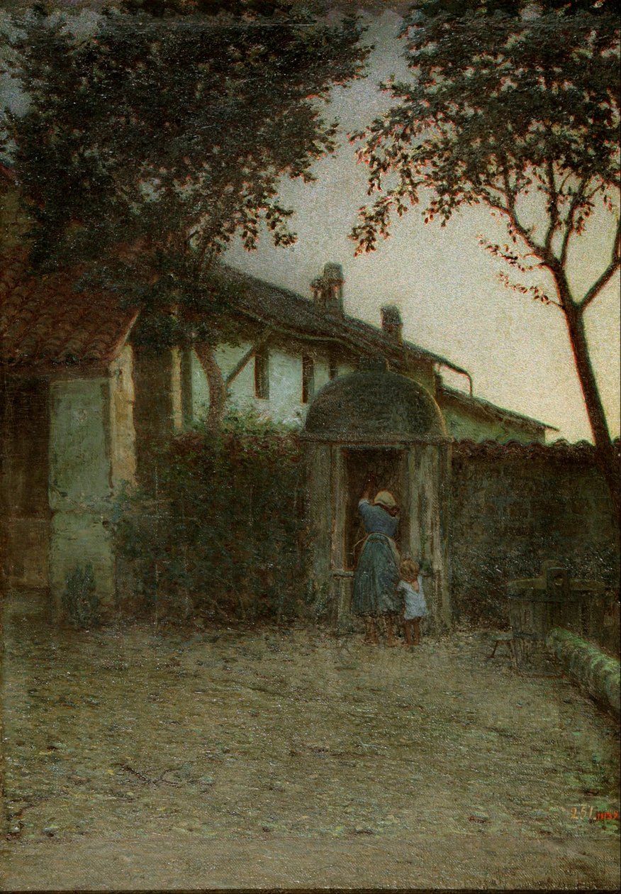Hajnal alkotó: Angelo Morbelli