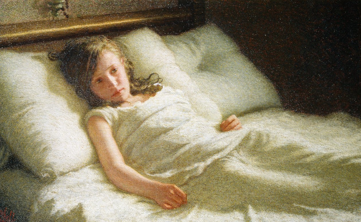 Eladott lány (Csalódott) alkotó: Angelo Morbelli