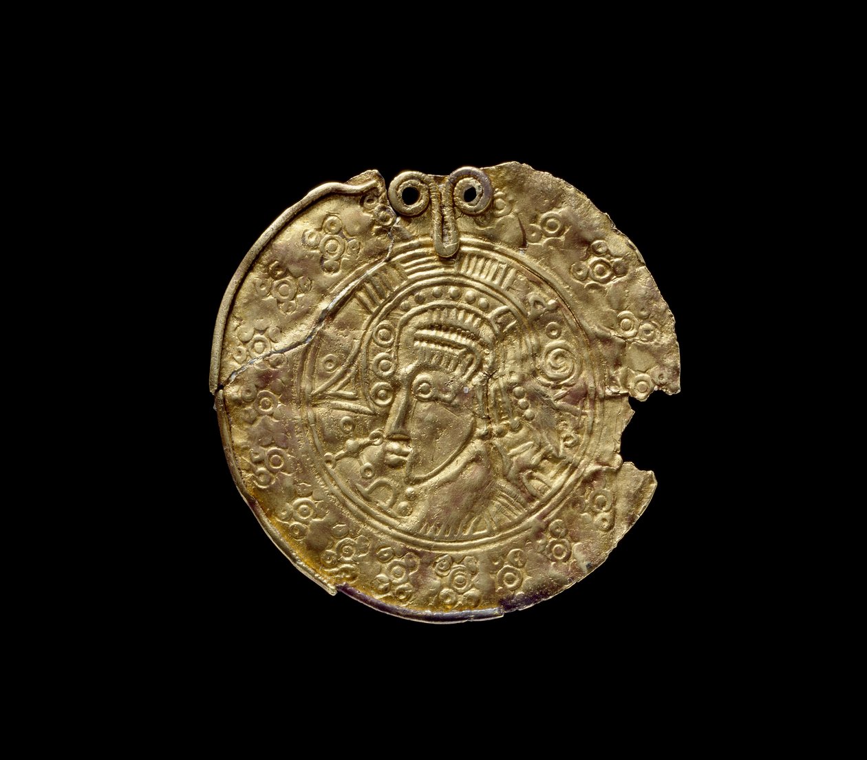 A St Giles Bracteate (arany) alkotó: Anglo Saxon