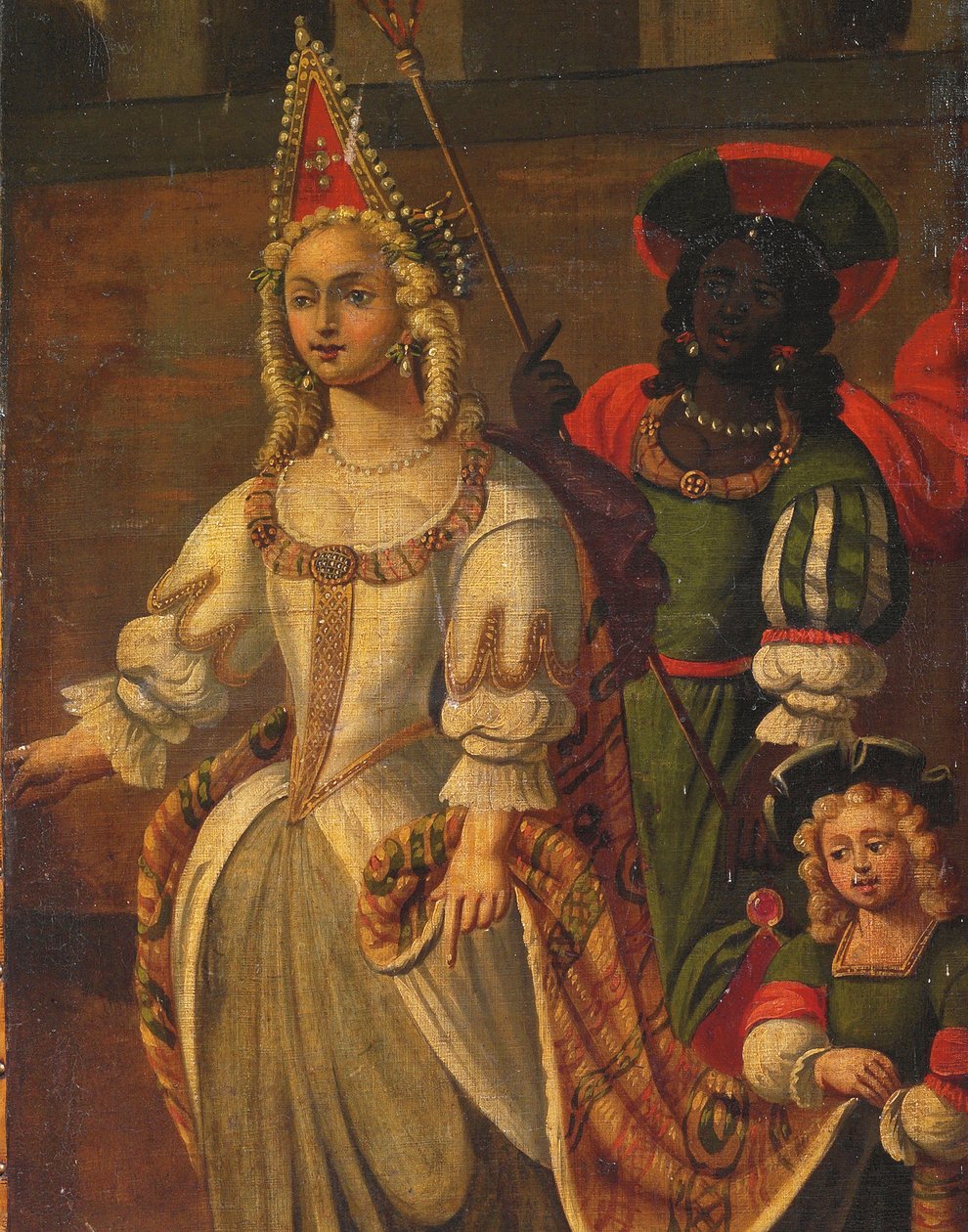 Négyszeres kétoldalas képernyő, 1700 körül alkotó: Anglo Flemish School