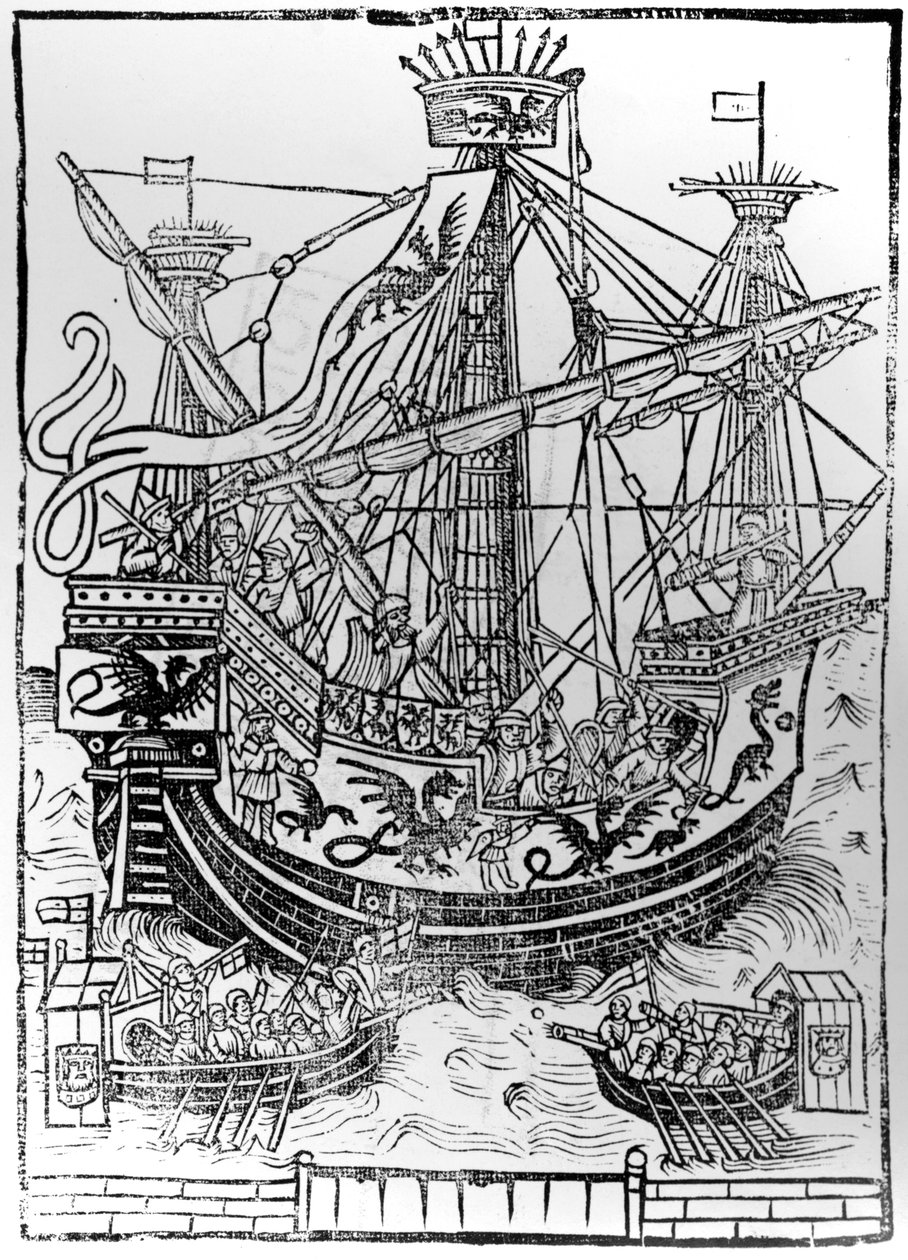 V. Károly római római császár diadalmas érkezése Bruges-be, 1515 alkotó: Anglo French School