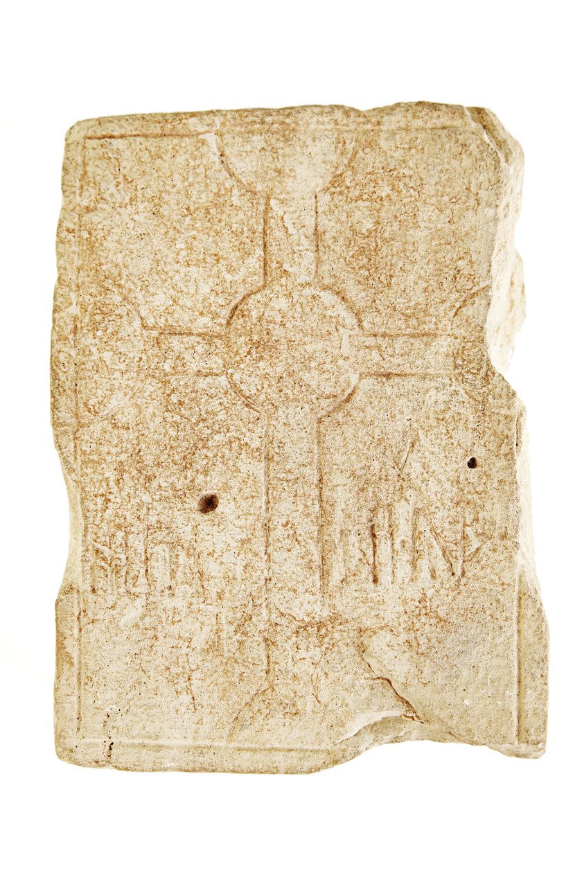 Sírjelző, 7. század közepe-8. század közepe (mészkő) alkotó: Anglo Saxon Anglo Saxon