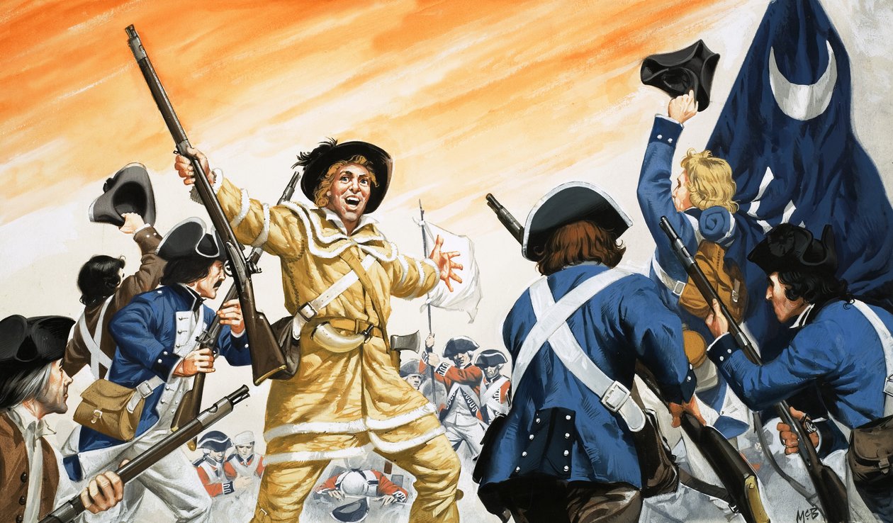Lord Cornwallis kénytelen megadni magát Yorktownnál alkotó: Angus McBride