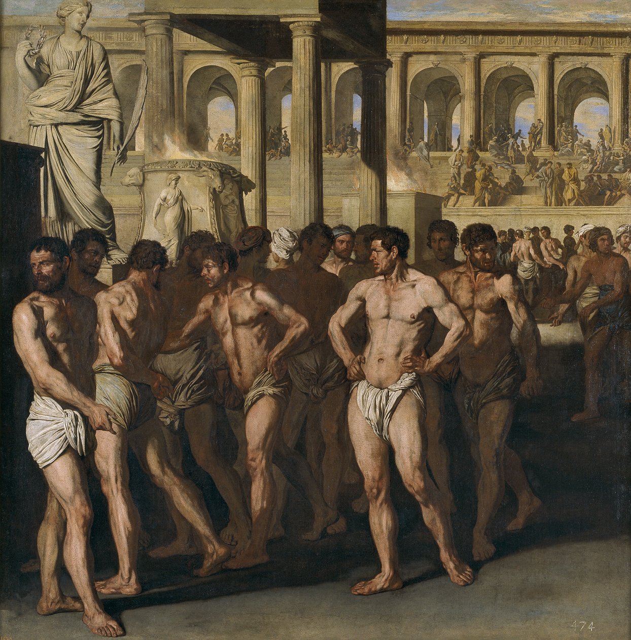 Gladiátorok alkotó: Aniello Falcone