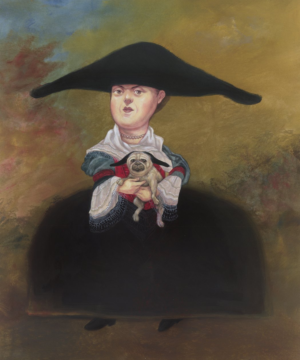 La Belle Bourgeoisie, 2019 (akrilfesték illusztrációs kartonra) alkotó: Anita Kunz