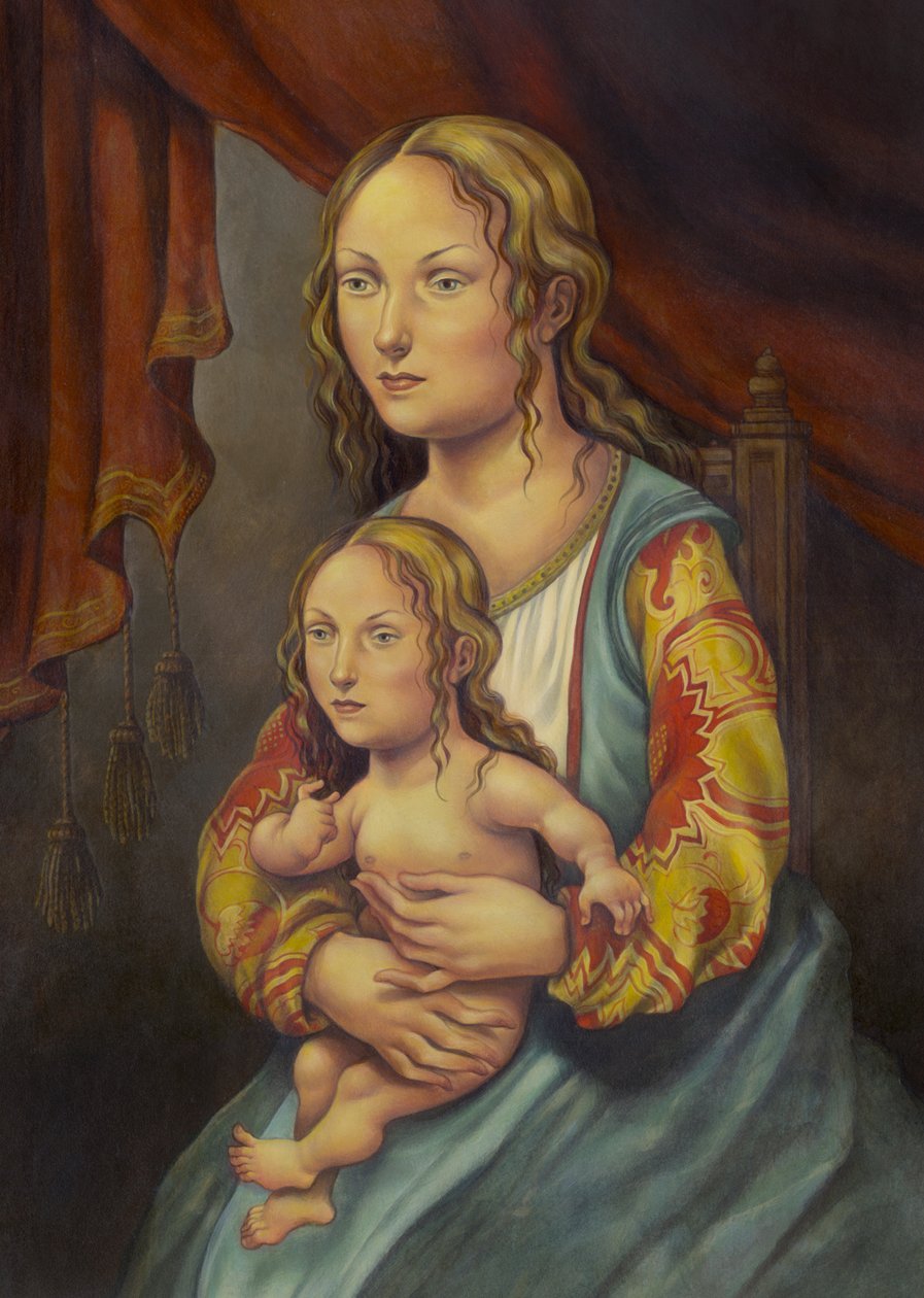 Like Mother Like Daughter, 2005 (akril, illusztrációs karton) alkotó: Anita Kunz