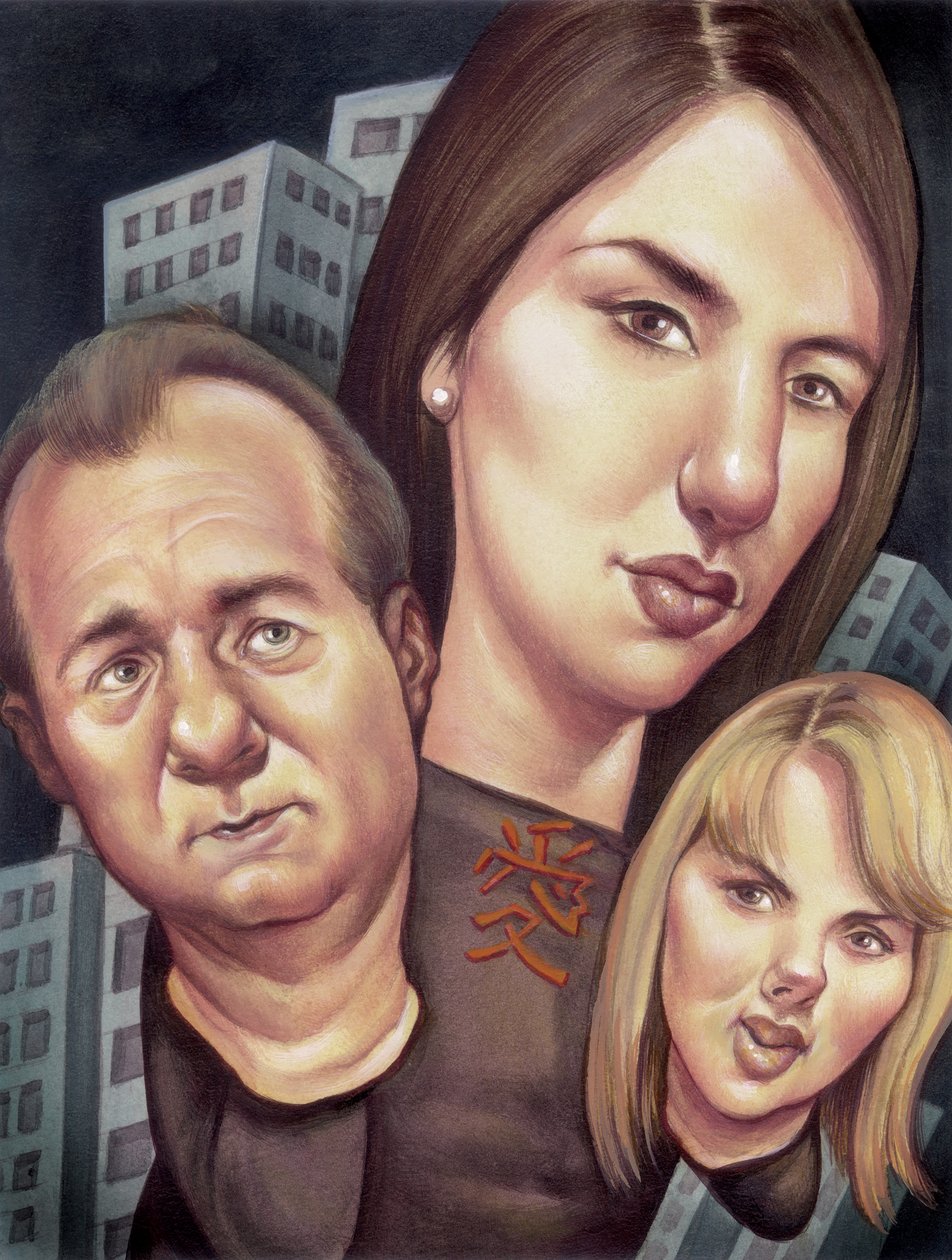 Lost in Translation, 2003 (akril, illusztrációs karton) alkotó: Anita Kunz