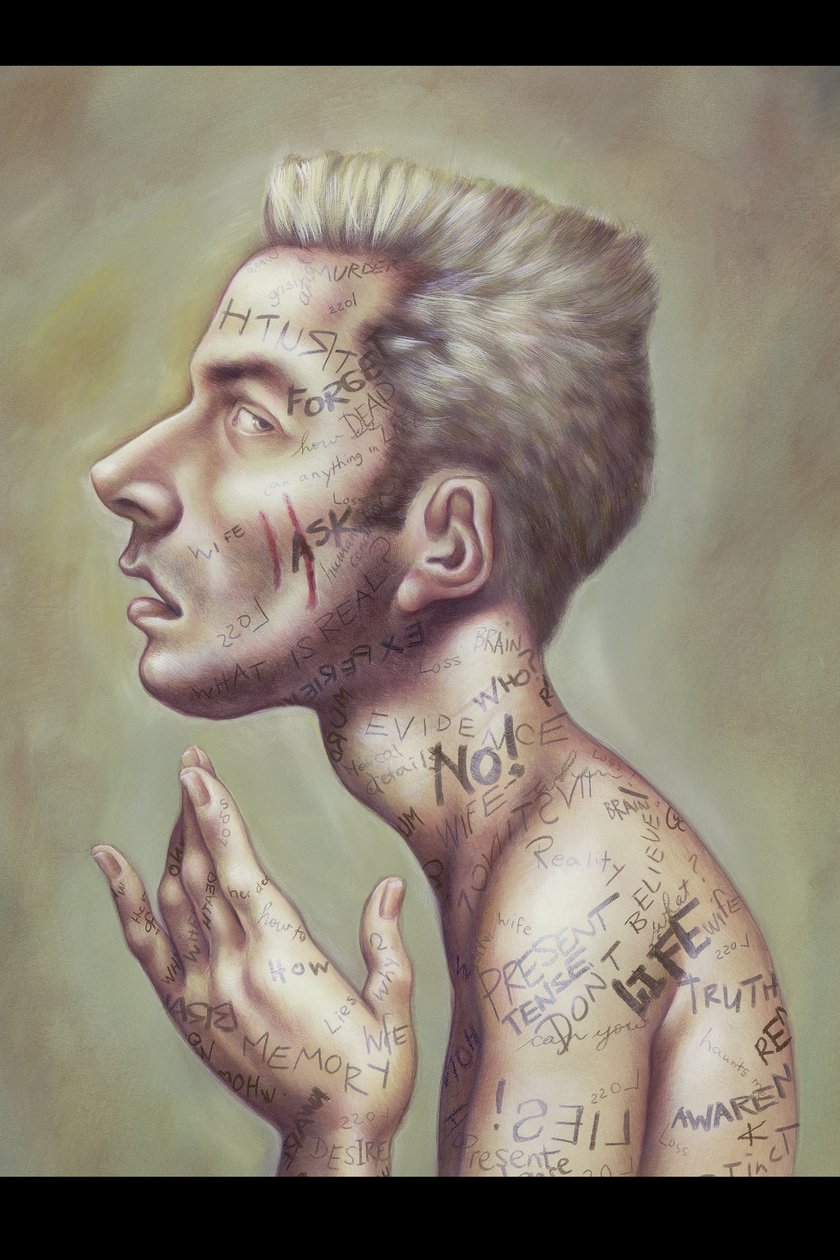 Memento, 2000 (akril, illusztrációs karton) alkotó: Anita Kunz