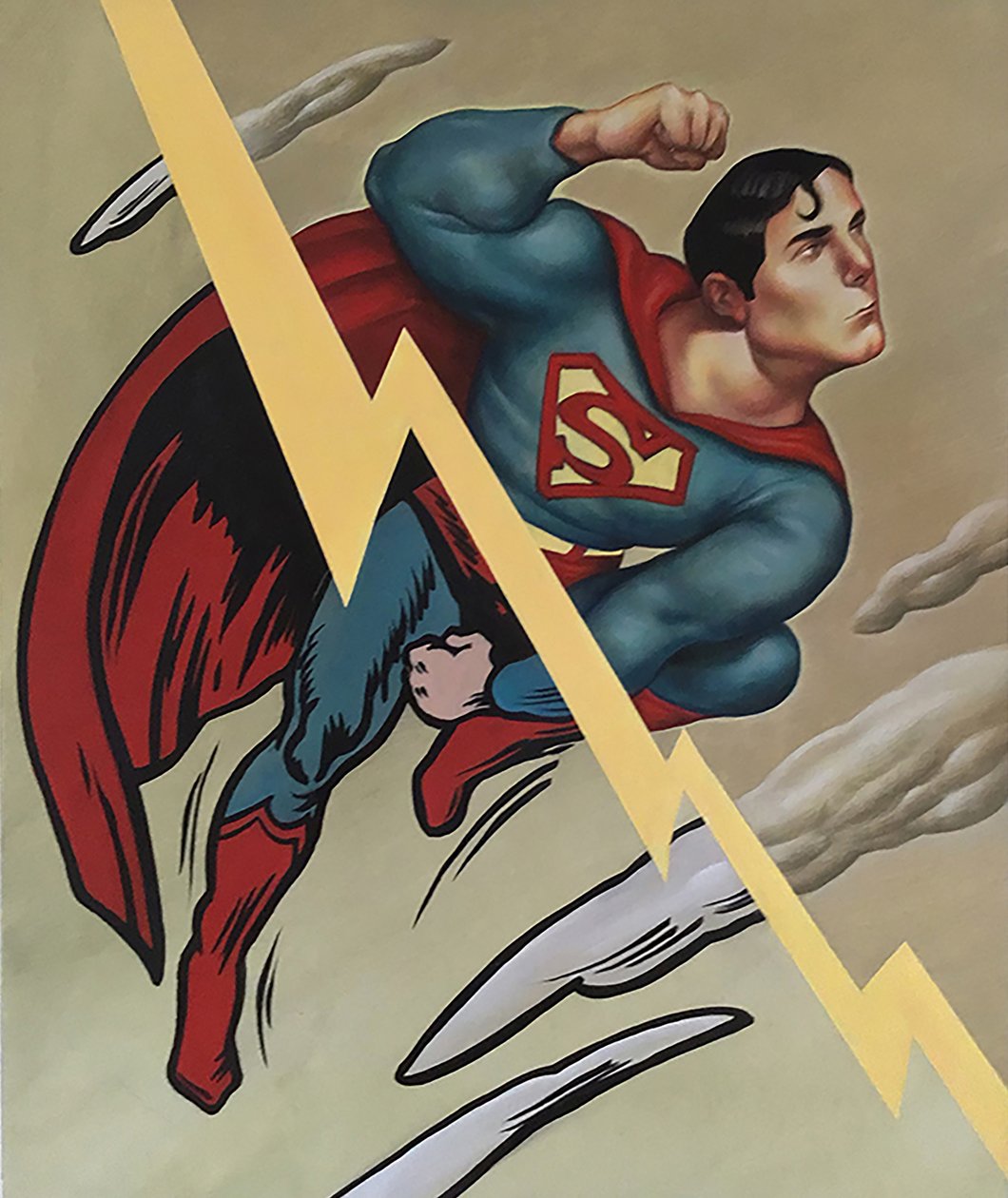 Superman, 2000 (akril, illusztrációs karton) alkotó: Anita Kunz