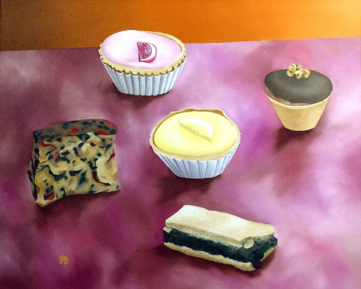 Öt torta, 1988 alkotó: Anna Phillips