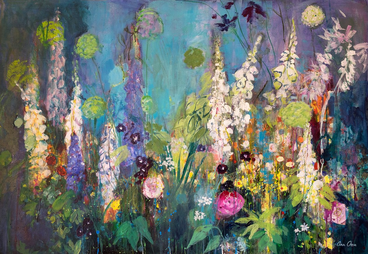 Darkening Garden, Chelsea, 2019 (akril) alkotó: Ann Oram