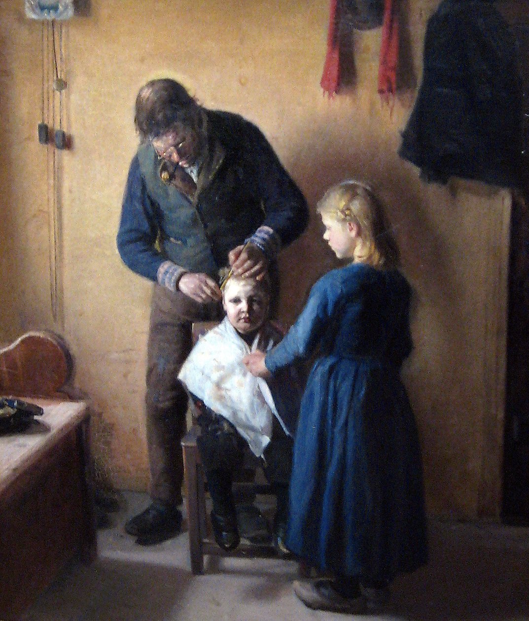 A fodrászatbanPolski: U fryzjeran alkotó: Anna Ancher