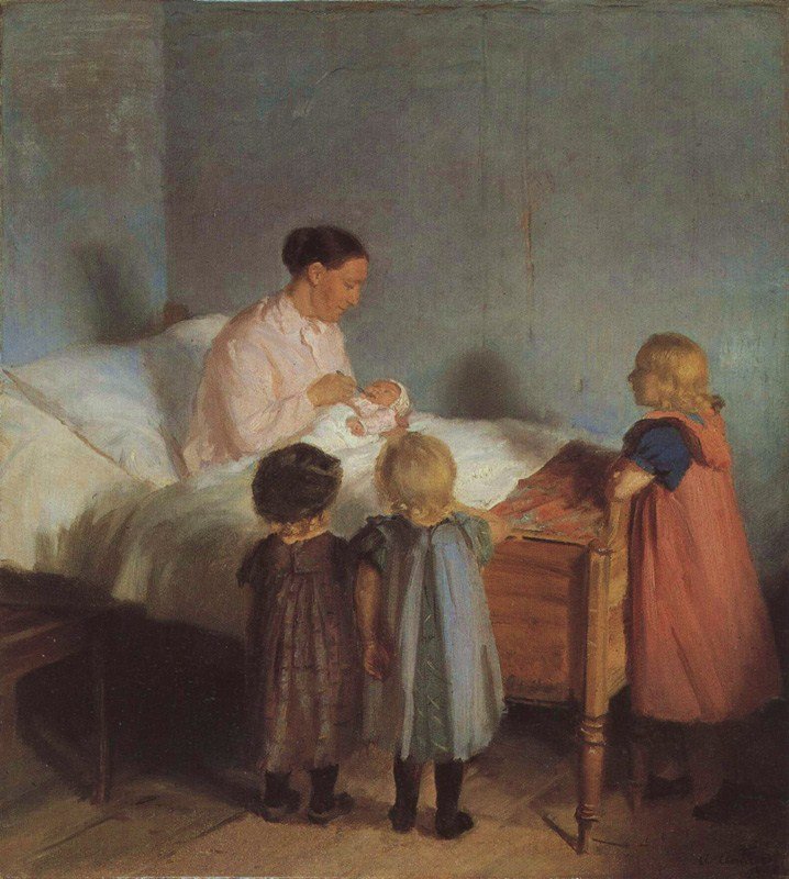 Kistestvér alkotó: Anna Ancher