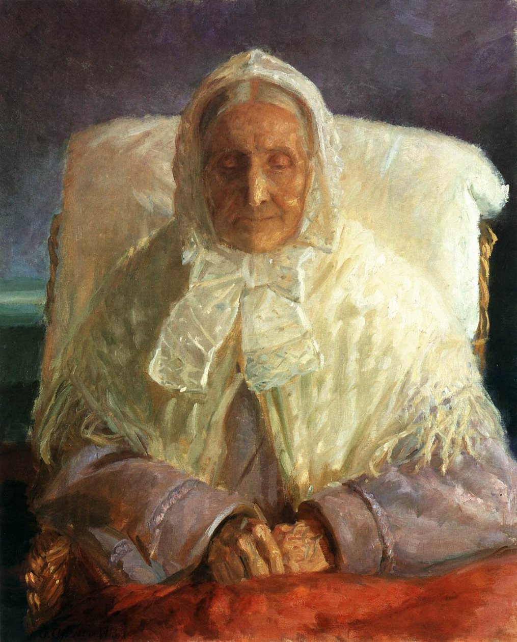 Anna Hedwig Brndum arcképe alkotó: Anna Ancher