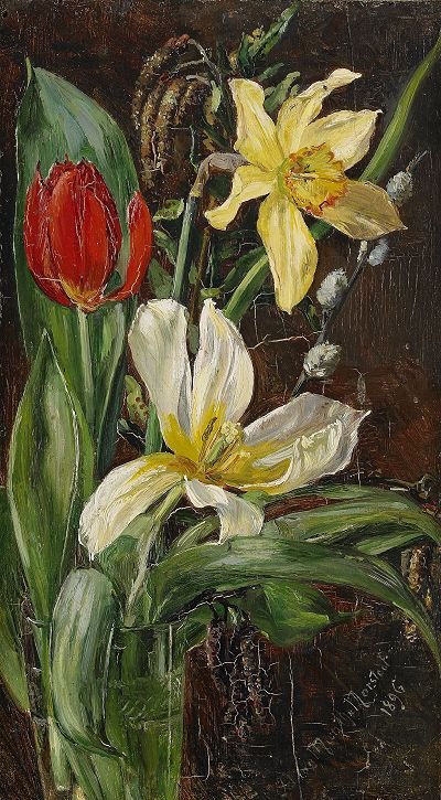 Csendélet virágokkal alkotó: Anna Munthe Norstedt
