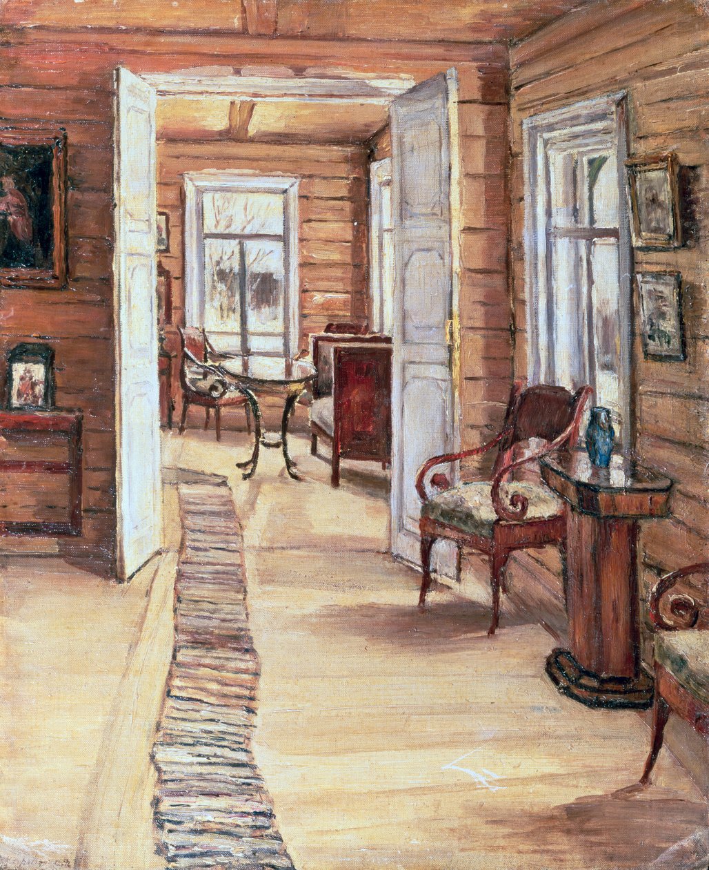 L. Pantelejev murmanovi házának belseje, 1913 alkotó: Anna Nikolaeva Karinskaya