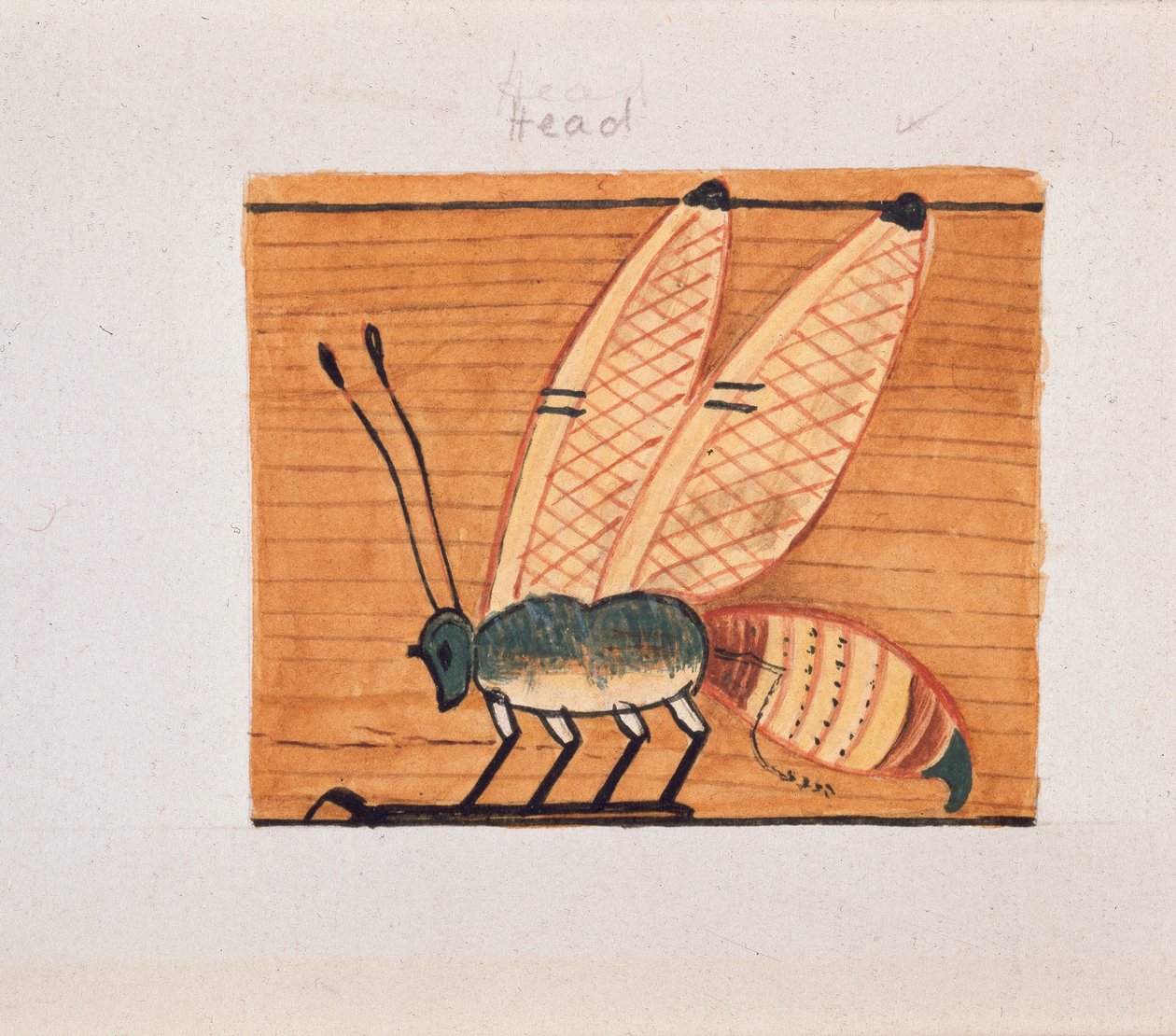 Falfestmény másolata, Mentuhotep sírja, Théba, XX alkotó: Anna